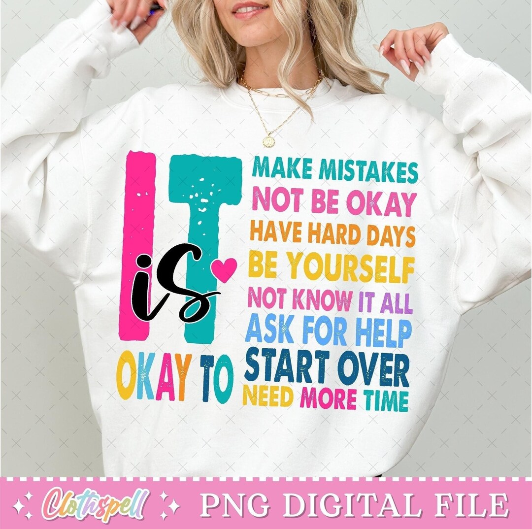 Motivational Png, Positive Png, Mental Health Matter Png, It's Okay Png ...