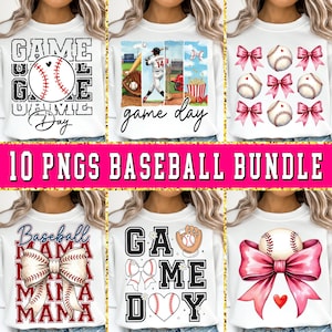 Baseball Png, Giorno della partita di baseball Png, Pacchetto baseball Png, Baseball Mama Png, Maglietta da baseball Png, Baseball Mom Png, Pacchetto baseball Png