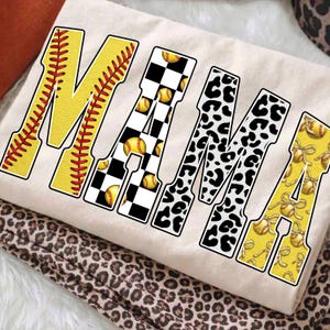 Softball Mama Png, Softball Png, Softball Mom Png, Softball Season Png, Softball Game Day Png, Softball Png Design image 1