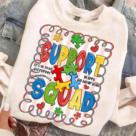 Autism Support Squad Png, Autism Png, Autism Awareness Png, Autism Acceptance Png, Autism Advocate Png, Autism Puzzle Png, Autism Squad Png