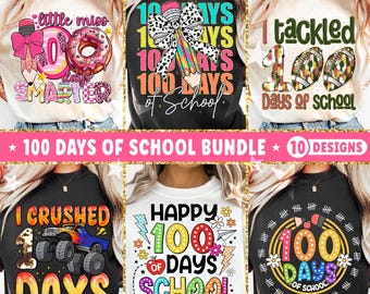 100 Days of School Bundle Png, 100th Day of School Png, 100th Day of School Png Bundle, 100 Days of School Png, Teacher Png