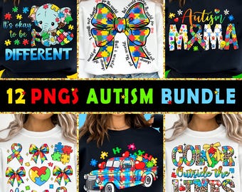 Autism Png, Autism Bundle Png, Autism Coquette Bow Png, Autism Awareness Png, Puzzle Autism Ribbon, Teacher Autism Shirt Autism Sublimation