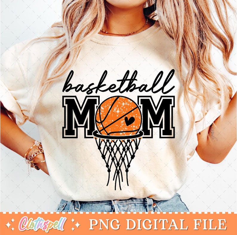 Basketball Png, Basketball Mom Png, Basketball Game Day Png, Basketball Mama Png Sublimation, Retro Basketball Glitter Png Shirt Design.