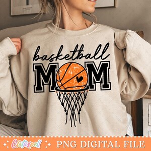 Basketball Png, Basketball Mom Png, Basketball Game Day Png, Basketball Mama Png Sublimation, Retro Basketball Glitter Png Shirt Design.