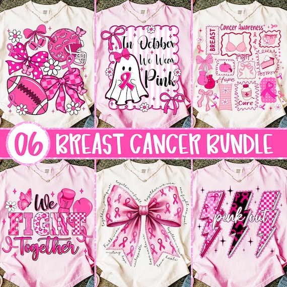 Breast Cancer Png, Breast Cancer Png Bundle, Breast Cancer Bundle, Pink Ribbon Png, Fight Breast Cancer Warrior, Pink Out, October Wear Pink