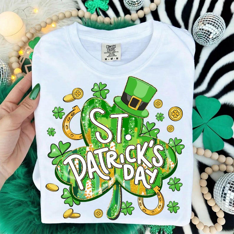 Klaver png, Saint Patrick png, klavertje vier png, St. Patrick's Day png, Leprechaun Hat png, Lucky png, Irish Day png, St Pattys Day png afbeelding 3