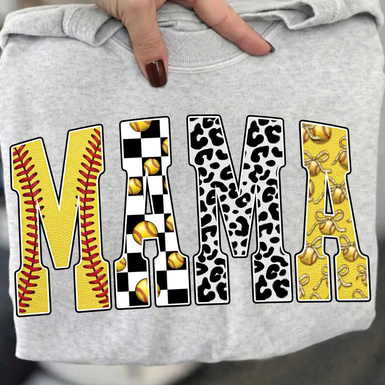 Softball Mama Png, Softball Png, Softball Mom Png, Softball Season Png, Softball Game Day Png, Softball Png Design image 2