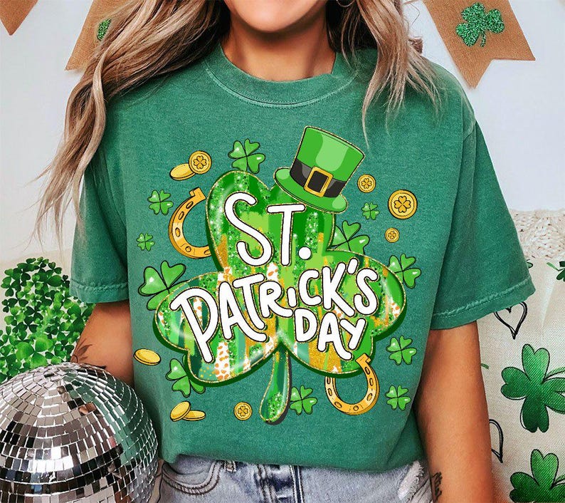 Klaver png, Saint Patrick png, klavertje vier png, St. Patrick's Day png, Leprechaun Hat png, Lucky png, Irish Day png, St Pattys Day png afbeelding 2