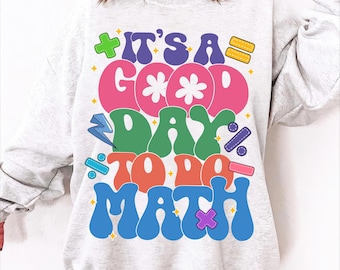 Math Teacher Png, Math Lovers, It’s a Good Day To Do Math, Student Png, Mathematic Math Png, School Shirt Png, Retro Teacher Gift Png Design