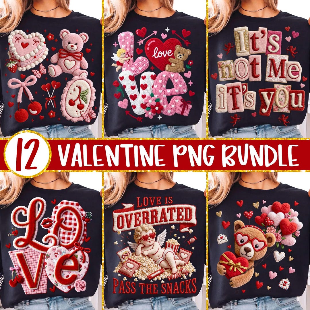 Valentine Png, Valentines Png, Valentines Day Png, Valentine Png Bundle ...