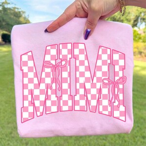 Mama Bow Png, Mama Png Bundle, Mothers Day Png, Checkered Mama Png, Mom Png, Mimi Png, Nana Png, Gigi Png, Mama Png, Motherhood Png image 3