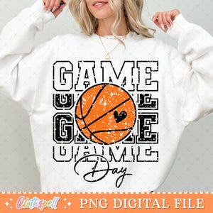 Basketball Png, Basketball Game Day Png, Basketball Mom Png, Basketball Mama Png Sublimation, Retro Basketball Glitter Png Shirt Design.