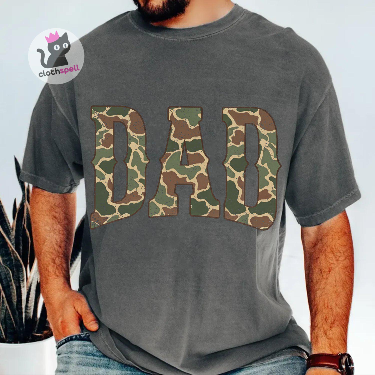 Camo Dad Png, Fathers Day Png, Dad Png, Father's Day Png Design ...