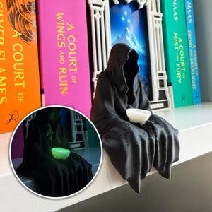 ACOTAR Suriel Figurine | Glow-in-the-Dark Tea Cup, Fantasy Bookshelf Decor