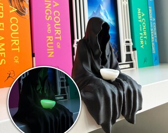 ACOTAR Figurina Suriel / Tazza da tè fosforescente, decorazione per libreria fantasy