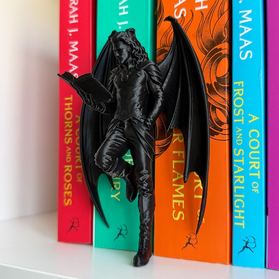ACOTAR Cassian Bookshelf Insert, Bat Boy Book Nook Decor, Night Court Figure