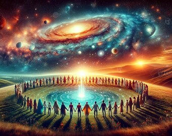 Arcturus - Unity consciousness, image generated by Artificial Intelligence