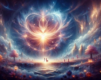 Arcturus- Love and Light, image generated by Artificial Intelligence