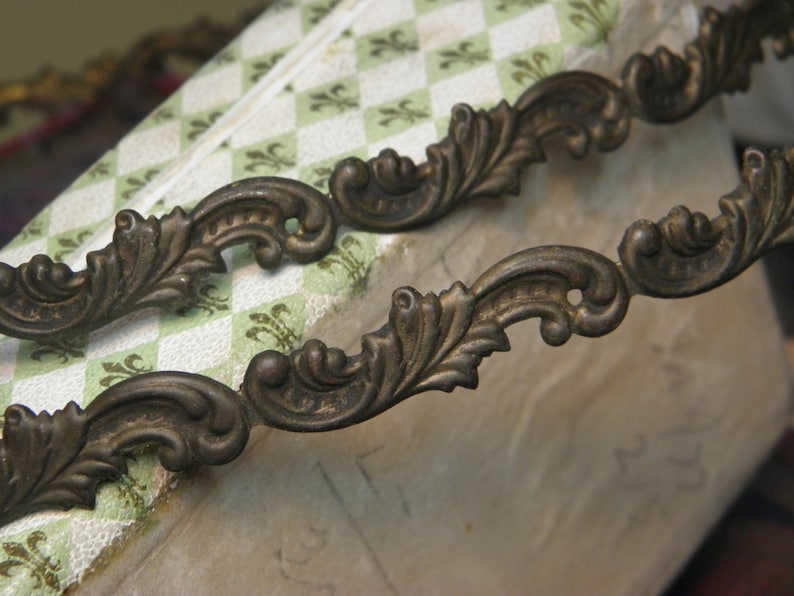 Vintage Brass Decorative Metal Trim Supply Etsy