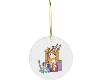 BlueyDad Mum & Dad Keramik Ornament Kollektion