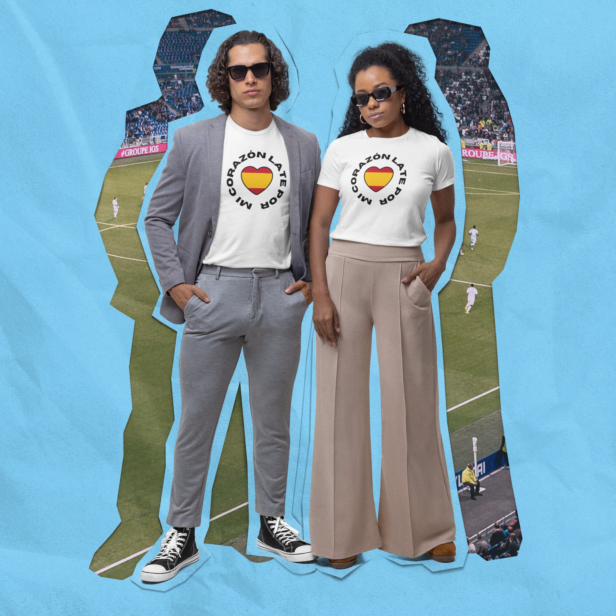 Fußball Trikot T-shirt Spanien EURO 2024 Fan Merchandise Unisex