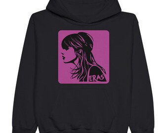 KIDS Swiftie Merch Classy Silhouette Style Hoodie Perfect for Swiftie Fans, Reputation, Taylor, 1989