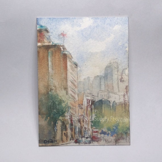 Watercolor Mini Scenes Original Painting