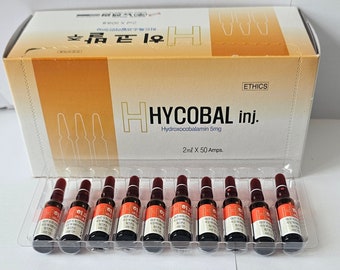 B12 Hydroxocobalamin 5mg - 10 ampoules