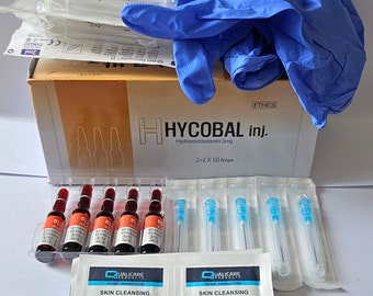 B12 & Injection Kit 5mg Hydroxocobalamin - 5 ampoules