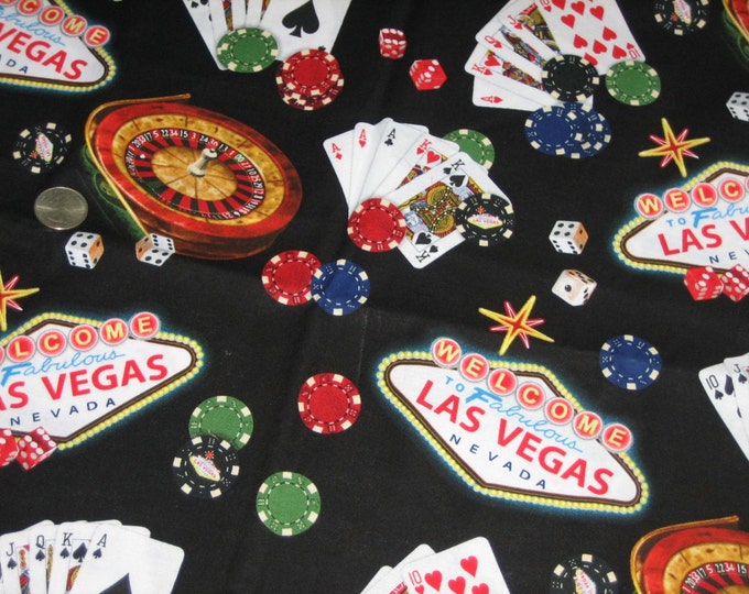 Novelty Fabric Las Vegas Nevada by Elizabeth's Studio Etsy