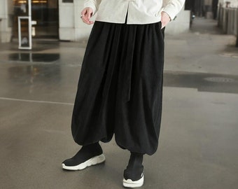 Corduroy slacks, wide leg corduroy pants, corduroy trousers, palazzo pants, baggy pants, y2k pants, hip hop pants