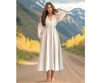 Renaissance dress, medieval dress, Milkmaid dress, formal dress, Bohemian dress, wedding reception dress