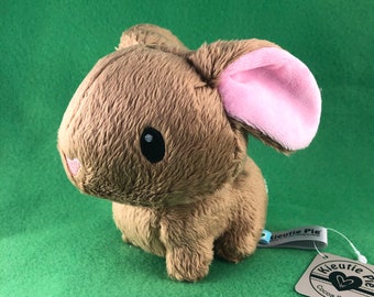 Cocoa Bunny Plush, bunny plushie, bunny stuffed animal, stuffed toy, softie, rabbit plushie, collectible plush