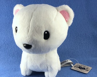 Snowy Bear Plush, Polar bear plushie, bear stuffed animal, stuffed toy, softie, baby bear plushie, collectible plush