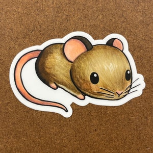 Rat (Zodiac series) - Durable Weatherproof Die Cut Matte Vinyl Sticker for car, water bottle, laptop