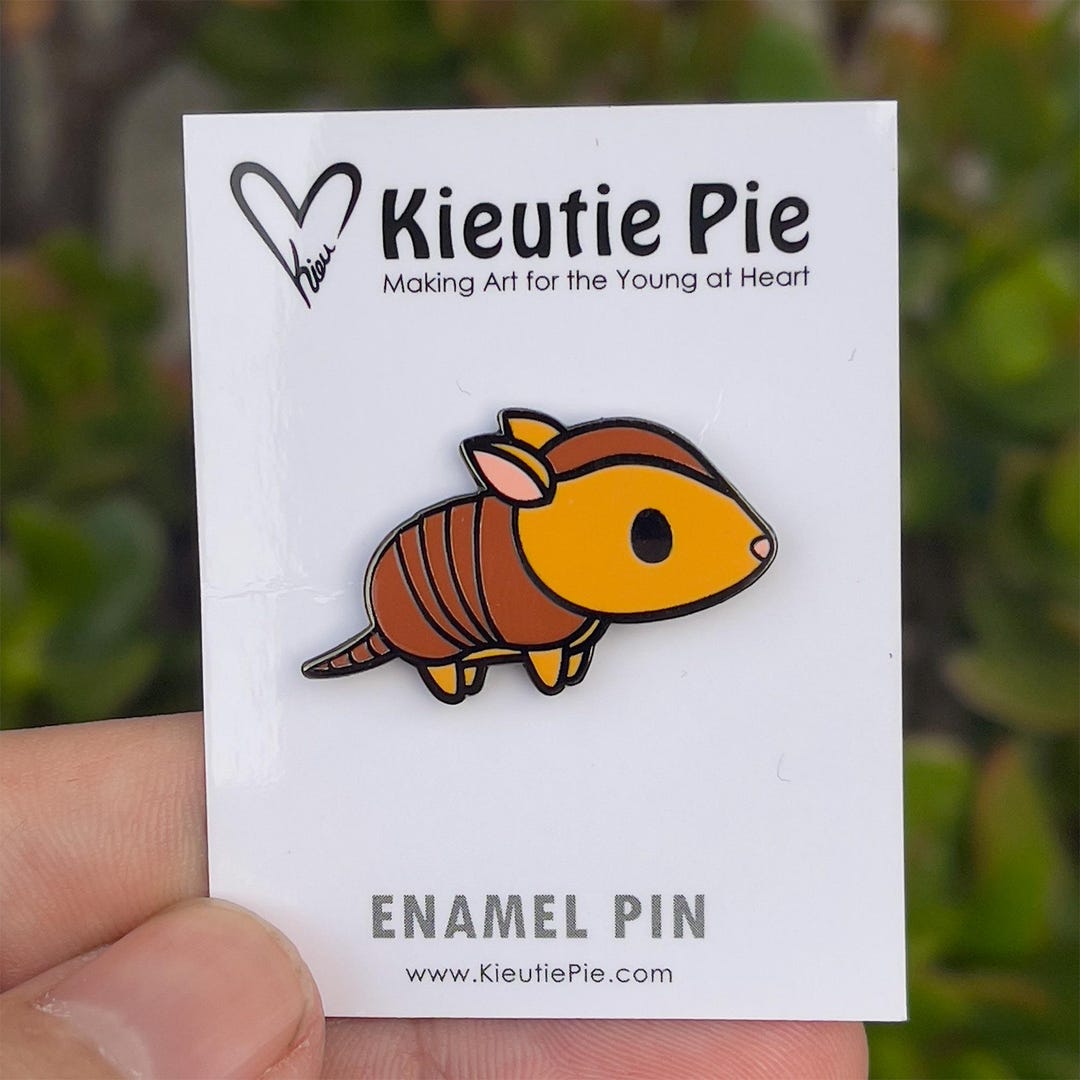 Imposter Pin Armadillo (imposter Syndrome) Hard Enamel Lapel Pin - Etsy