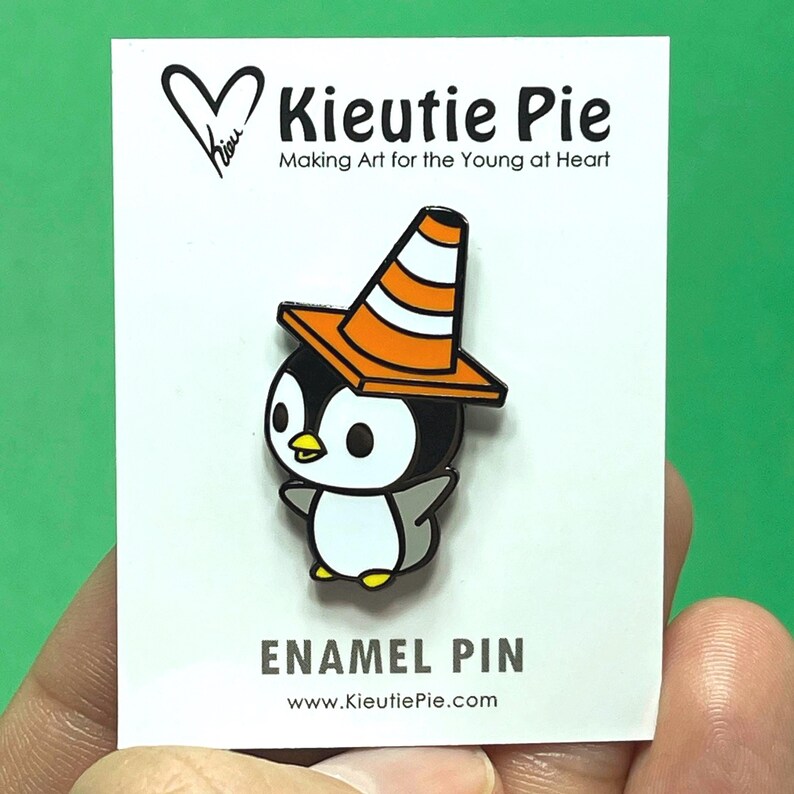 Imposter Pin Cone Head Pengy (imposter Syndrome Series) Hard Enamel Lapel Pin - Etsy