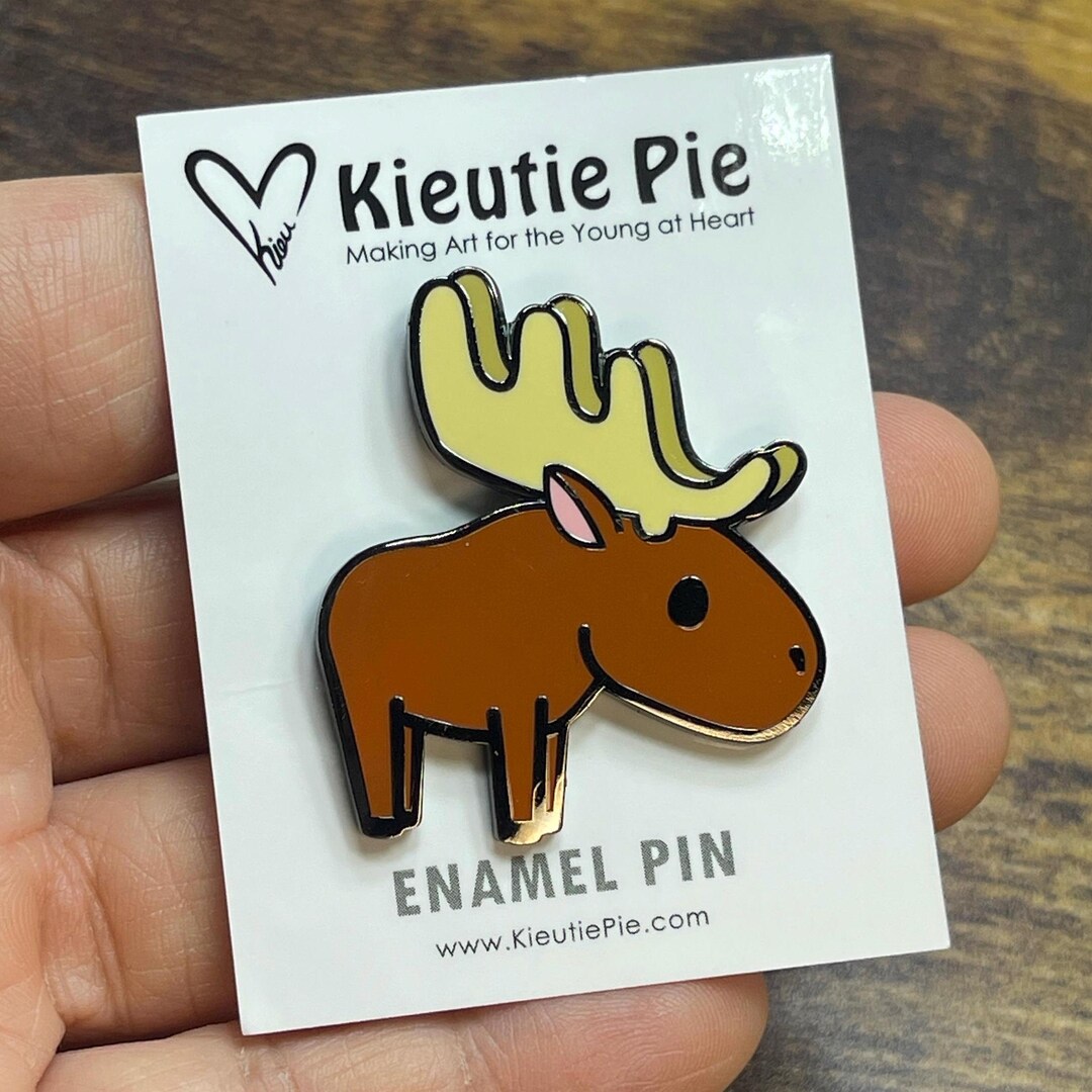 Imposter Pin Moose - (imposter Syndrome Series) Hard Enamel Lapel Pin - Etsy