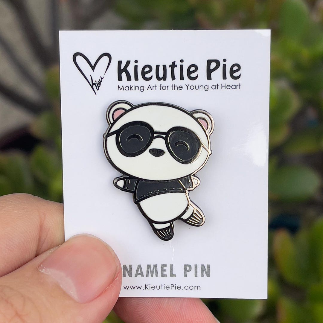 Imposter Pin Snowy Bear Panda (imposter Syndrome Series) Hard Enamel Lapel Pin - Etsy