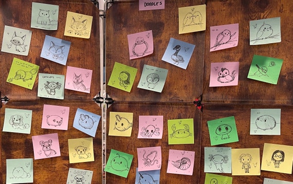 Small Things To Draw On Sticky Notes
