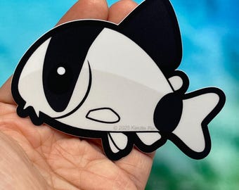 Panda Corydora Catfish Vinyl Sticker - Weatherproof