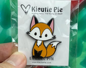 Tea Fox Hard Enamel Pin
