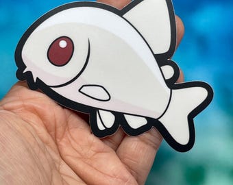 Albino Corydora Catfish Vinyl Sticker - Weatherproof