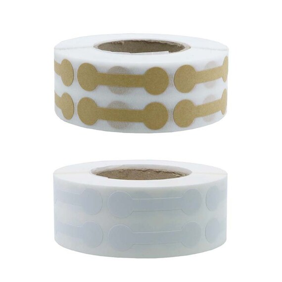 thumbnail image 2 of 500 Pcs Rectangular Self-Adhesive Jewelry Price Tags – 2.36x0.47 Inches – For Ring Display 2 of 3