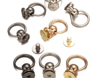 May include: Assortment of metal swivel snap hooks with a ball and a screw. The hooks are available in silver, gold, and black.