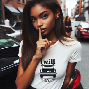 Ich setze dich in einen Stamm Boyfriend T-Shirt für Frauen