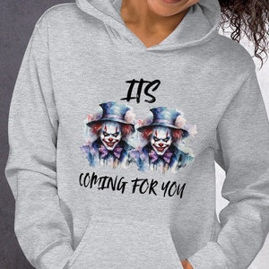 Halloween hoodie, scary hoodie, scary clown hoodie , clown T-shirt ,Halloween clown , best friend gift , gift for friend , gift for him,