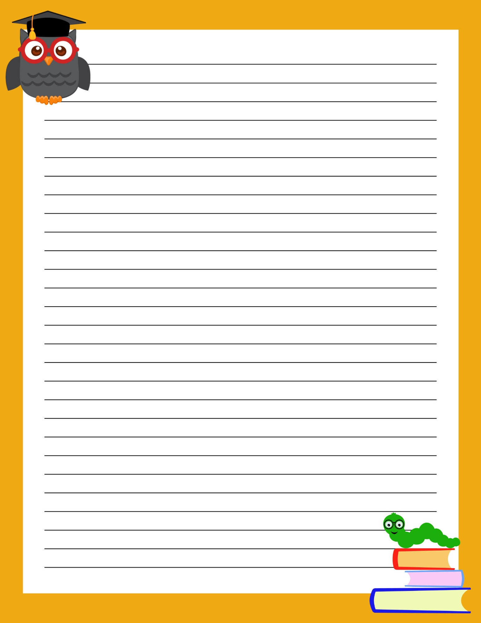 Teacher/school - Printable Journal Pages, Digital Download, Stationery ...