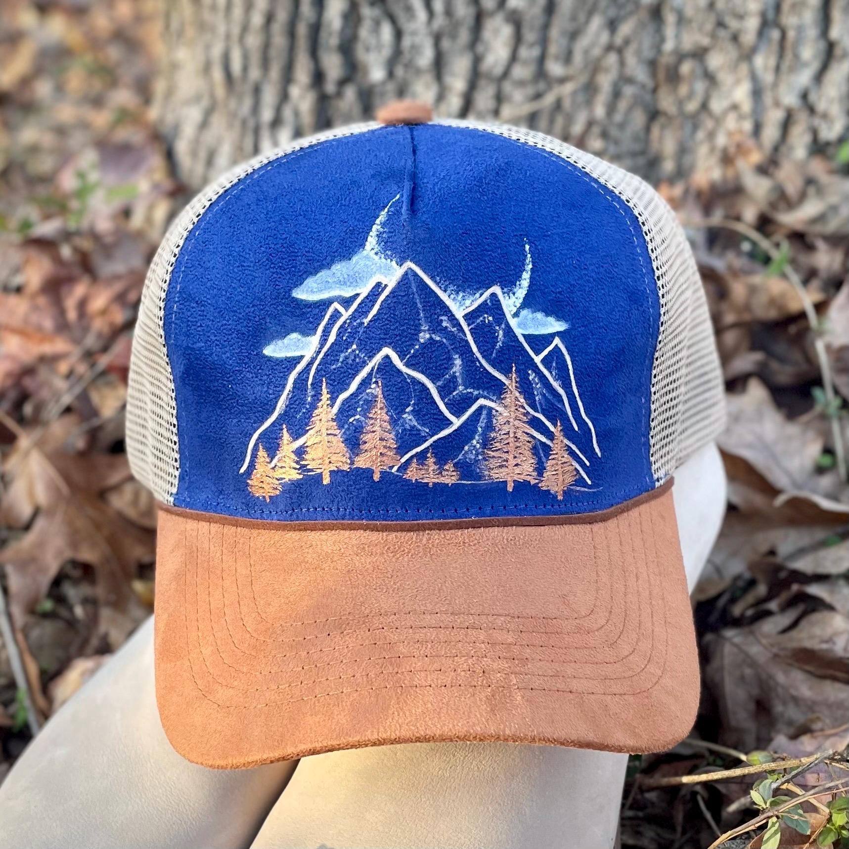 Painted Mountain Hat - Etsy display picture 2