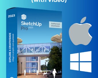 Version complète de Sketchup Pro 2023 pour Windows et Mac - Conception architecturale à vie